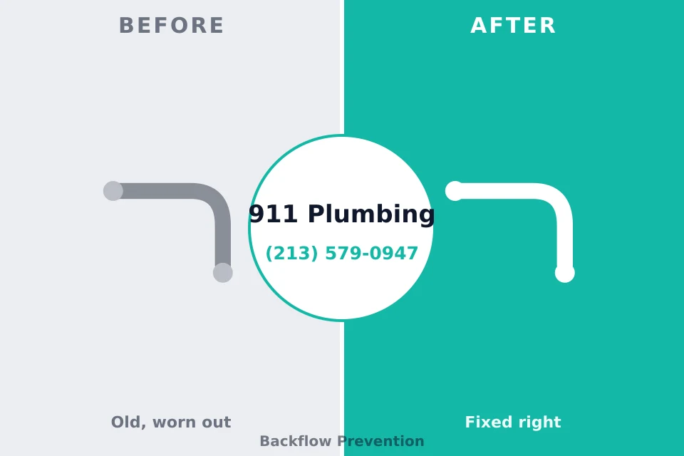 Before and after: plumbing repair Meridianville, AL